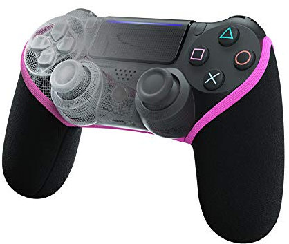 SMART GRIP Funda para mando de PS4, antideslizante, antideslizante, lavable, para mando de PS4 (rosa)