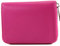 modamoda de - P04 - ital. Damen Portemonnaie Echtleder kurz, Farbe:Pink