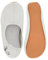 Siegertreppchen Turnschläppchen Leder (Größe 29) Weiß, Gymnastikschuhe für Kinder & Erwachsene - Ballettschuhe atmungsaktiv & rutschfest