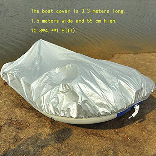 FACAI Bote Inflable/Bote Impermeable Lona Impermeable Cubierta del Barco Impermeable Lona Disponible,10.8(ft)