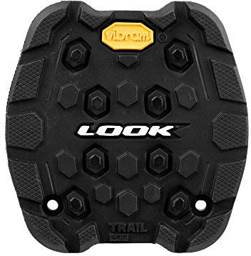 LOOK Cycle - Activ Grip Trail Pad - Kompatibel mit Trail Grip Flat Pedalen - Anti-Rutsch Technologie mit Innovativer Grip Gummi Oberfläche - Außergewöhnliche Griffigkeit - Schwarz