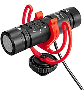 BOYA BY-MM1 PRO dual shotgun microphone front and back (BY-MM1pro)