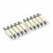 Aukson lampadine fusibile led + Lampadina LED per auto a festone, 10 pezzi 3-SMD 31mm 6641 Lampadina LED con fusibile adatta per luci per specchietti e luci per parasole, 6000k bianco