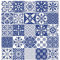 25pc Tile Stickers,Retro Traditional Wall Tile Transfers Stickers Self-Adhesive Peel and Stick Waterproof Kitchen Bathroom DIY Backsplash (6x6in,15x15cm)