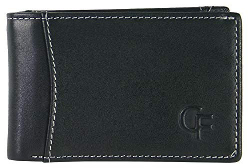 CF CATTERFELD Herren Mini-Geldbörse Echt-Leder mit RFID-Schutz