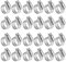 Winlong Stainless Steel Hose Clamps - 24 Pack Worm Gear Drive Hose Clamps Micro Size 4 Clamping Range 1/4 Inch to 5/8 Inch (6mm-16mm) for Automotive Plumbing, 1/4'' Hose Clamps, 1/2'' Hose Clamps