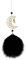 Auto Traumfänger Mini, Asudaro Auto Rückspiegel Anhänger Traumfänger Feder Dreamcatcher Handgemachte Anhänger Auto Spiegel Anhänger OrnamentAutospiegel Anhänger Deko Autozubehör,Schwarz