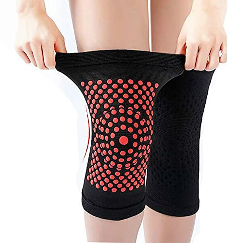 iNelihoo Damen Herren Kniewärmer Winter Warme Knieschoner Schoner Eigenerwärmung Kniebandage Komfortform Knieschützer Schützende rutschfeste Kniebandage zum Gehen, Laufen und Fahrrad Motorrad