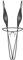 Oyolan Femme Micro Bikini Sexy Transaprent Body String Sexy Mini Maillot de Bain Dos Nu Halter Neck Bikini Type A Noir Taille Unique