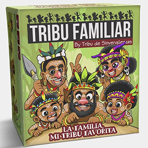 TRIBU DE SINVERGÜENZAS Tribu Familiar | Juegos de Mesa para Reírse a Carcajadas - para Niños y Padres –Regalos Originales – Juegos de Mesa para Toda la Familia by