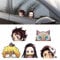 KHDULQ 5 Stücke Aufkleber Auto Lustig, Tuning Personalisiert Frontscheibenaufkleber, Anime Car Sticker, Lustiger Autoaufkleber für Frauen Männer