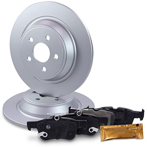 ATEC Germany Bremsenset Hinterachse inkl. Bremsscheiben Ø 316 mm Voll + Bremsbeläge Hinten Kompatibel mit FORD GALAXY Mk3 (CK), S-MAX (CJ, WA6), FORD USA EDGE