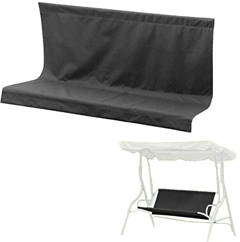 Tioheam Ersatzbezug Für Hollywoodschaukel, 600D-Oxford Gewebe Stuhl Wasserdichtes Kissen Ersatz Für Patio Garden Yard Schaukel Schutzhülle,Swing Kissenbezüge