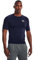 Under Armour Men's Heatgear Compression Short-sleeve T-shirt, Midnight Navy/White, XL Tall