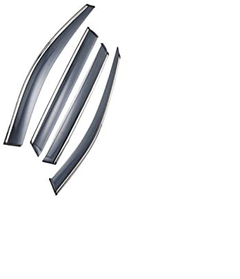 WOHOOD Windabweiser Für Chevrolet Für Captiva 2010 2011 2012 2013 2014 2015 2016 2017 2018 Autofenster Regenschutz Visierschutz Abweiser Markisenabdeckung