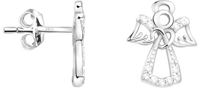 SOFIA MILANI - Damen Ohrringe 925 Silber - mit Zirkonia Steinen - Engel Ohrstecker - E2332