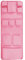 Mini Fridge Hanging Organizer Mini Fridge Organizer Storage Bag Portable Fridge Dust Cover Top Oxford Cloth for Spices Spoons, pink