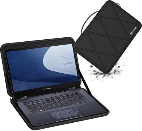 Smatree Custodia rigida compatibile per 14 pollici ASUS Vivobook 14X/Flip 14/S 14 Flip, per ASUS ExpertBook B5 Flip/Zenbook Duo 14, per Chromebook Flip CX3, per ASUS L410/ROG Zephyrus G14 Bag (X8252)