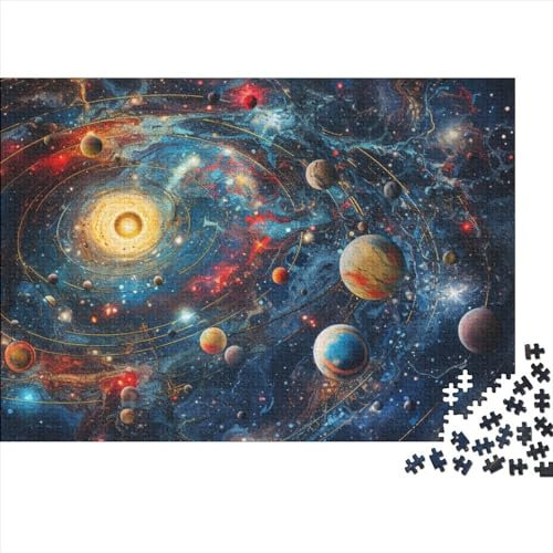 Universe Puzzle, Puzzle for Adults, Cosmic Planets Puzzle Game, for Adults Stress Relieve Game Toy Gift for Adults and Children from 14 Years 1000pcs (75x50cm)