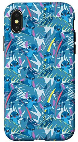 Disney Lilo and Stitch 90s Tropical Print Case for iPhone X/XS