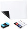 Blendura A3 Magnetische Whiteboard-Folie, Magnettafel Kühlschrank mit 5 Whiteboard-Stiften, Schwamm, DIY Magnetisches Whiteboard für Schule, Büro und Zuhause