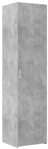 vidaXL Highboard Concrete Grey 45x42,5x185 cm Engineered Wood | Designed to make the most of your space, Simple, sleek lines and a matte finish,