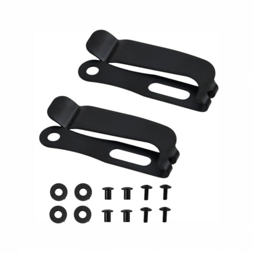 Wisebom 2 Pcs Kydex Holster Clip K Scheide Taille Clip Zugang Kydex Messer Scheide Taille Clip Teil Kydex Clip Zugang Scheide Zurück Clip Kydex Scheide Trage Clip K Scheide Clip für Kydex
