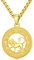 PARYFO Sternzeichen Löwe Kette 925 Sterling Silber Horoskop Halskette Vergoldet Löwe Anhänger 12 Sternzeichen Schmuck Geschenke für Männer Frauen Unisex