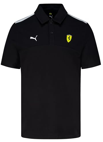 PUMA Scuderia Ferrari F1 Men's Classic Polo - Black - Size: 3XL