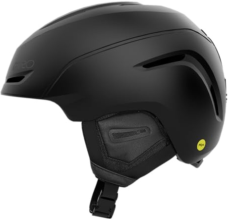 Giro Neo MIPS Helm - Leichte In-Mold-Konstruktion, verstellbare Passform, Thermostat Control Belüftung, Schutz bei Aufprall, ideal für alle Könnensstufen, Matte Black, Größe: S