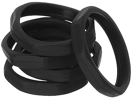 MOLUCKFU 5 Stück Mikrofon Schutzringe Aus Kunststoff Rutschfeste Anti Rolle Mikrofonringe Universelle Mikrofon Anti Drop Ringe Für Ktv Bühnenauftritte Und Konferenzräume