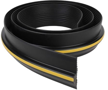 Garage Door Seal Strip Floor Rubber Threshold DIY Weatherproof Strips Garage Door Bottom Sill Seal for Garage Doors Floor Doors (10 FT)