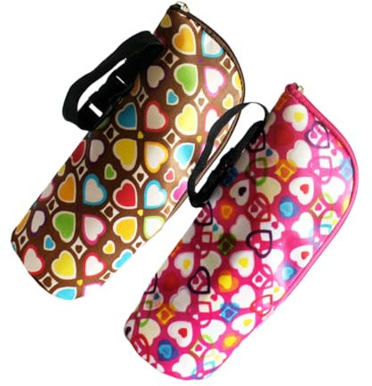 Beaupretty 2 Piezas Funda Aislante para Biberones de Termo Portátil para Mantener Leche Caliente o Fría para
