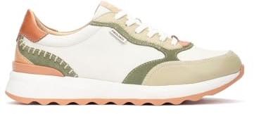 Pikolinos Damen Sneaker aus Leder herausnehmbare Memory Foam Sohle Arrecife W1M, Größe:37 EU, Farbe:Mehrfarbig