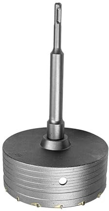 Kovalmax® FRESA TAZZA CAROTATRICE PER MURO CEMENTO 150 MM ASTA BARRA SDS PLUS 35 CM PROLUNGA PUNTA TRAPANO