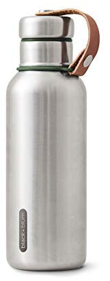 Black+Blum Stainless Steel Insulated Water Bottle | Stylish Leak Proof Drinking Vacuum Thermo Flask, BPA Free Canteen for Hot or Cold Drinks, Small Olive