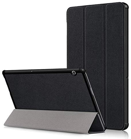 Acelive Case for Huawei T5 10.1 Inch Tablet 2018, Ultra Slim Smart Leather Cover with Stand Function