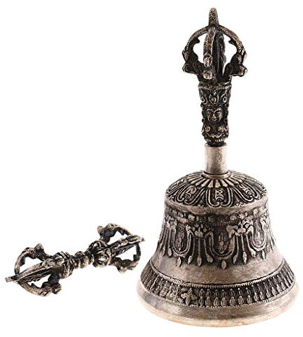 Backbayia Gebetsglocke Dorje Vajra Buddhistische Glocke Vintage Bronze