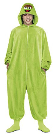 My Other Me Unisex Oscar The Grouch Kostüm für Erwachsene (1er Pack)