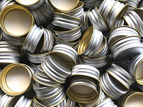 AE-GLAS PP31.5 PP 31,5 Lot de 50 bouchons à vis de rechange avec bord roulé et fermeture à vis pour bouteilles en aluminium, Plastique, Lot de 50