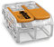 10 Morsetti a innesto WAGO Compact 2x 0,2-4 mm² con leva