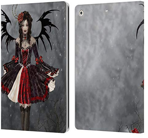 Head Case Designs Officially Licensed Nene Thomas Princess Gothic Leather Wallet Case Compatible With Apple iPad 10.2 2019/2020/2021