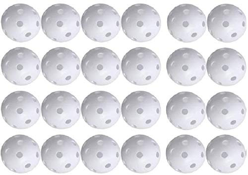 ProLeo 24 Stück Luft/Übungsbälle Golfbälle zum Üben und Trainieren, Für Driving Range, Swing-Training, Innen- Oder Außenbereich