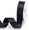 IHKFILAN Satinband, in Schwarz (25 mm x 22.86 m), matt glänzendes Geschenkband, edles Schleifenband zum Dekorieren & Basteln, zum Einpacken besonderer Geschenke, für Hochzeiten, Taufen, uvm