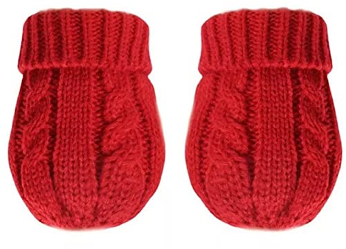 Mini Mart Online Limited Baby Infant Knitted Cable Mitts Mittens Boy Girl Nb-12 Months