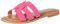 The Drop Monika Flat H-band Slide Sandal Donna, Rosa, 36.5