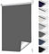 smartdemo Verdunklungsrollo ohne Bohren & mit Bohren, Klemmrollo Fensterrollo Dunkelgrau 100x120cm(BxH), Thermorollo Sichtschutz und Sonnenchutz, Klemmrollo rollos für Fenster & Tür