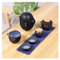 BoNene Tasse High Grad Chinesische Tee Reise Tee Set Kung Fu Teaset Keramik Tragbare Teekanne Porzellan Teaset Gaiwan Tee Tassen Teezeremonie Tasse groß (Size : Style C)