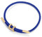 Armband Damen Gold, Armreif Gold Damen Verstellbare Armband Stahldraht Armband, Dupes Schmuck Partnerarmbänder Freundschaftsarmband Dupe Armband Geschenke für Frauen Valentinstag, Dunkelblau