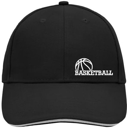 Huuraa Cappy Mütze Basketball Ball Geschenk Black/Light Grey Basketball Präsent